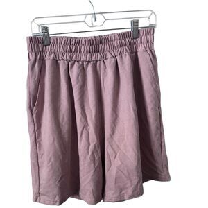 Roma Concepts by Rosee Light Pink Stretchy Shorts with Pockets Size XL